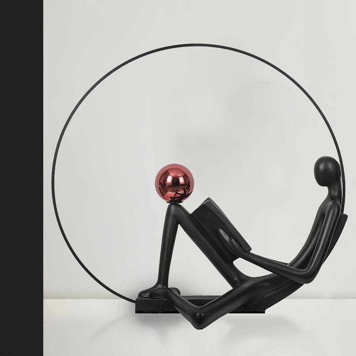Modern Sculptural LED Floor Lamp for Reading Nooks