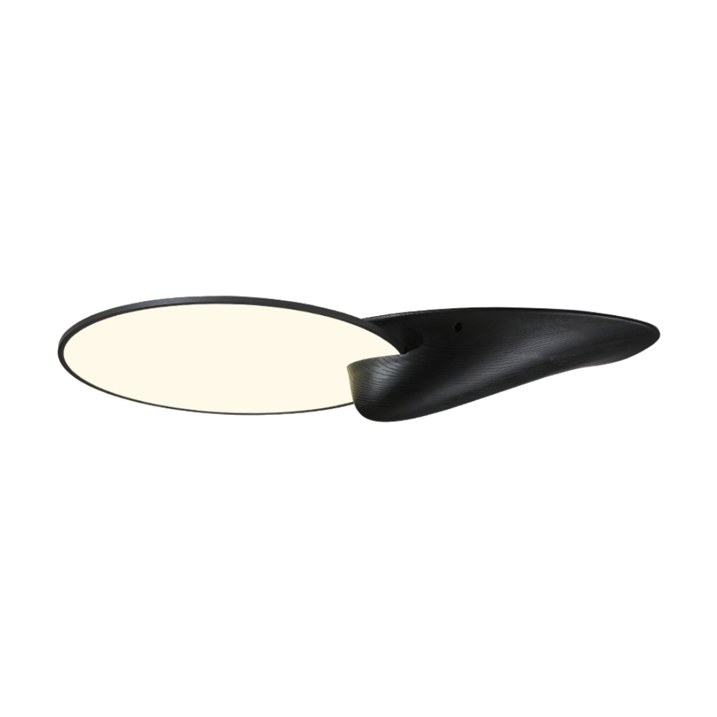 Mountain Peak LED Ceiling Light with Wood Accent