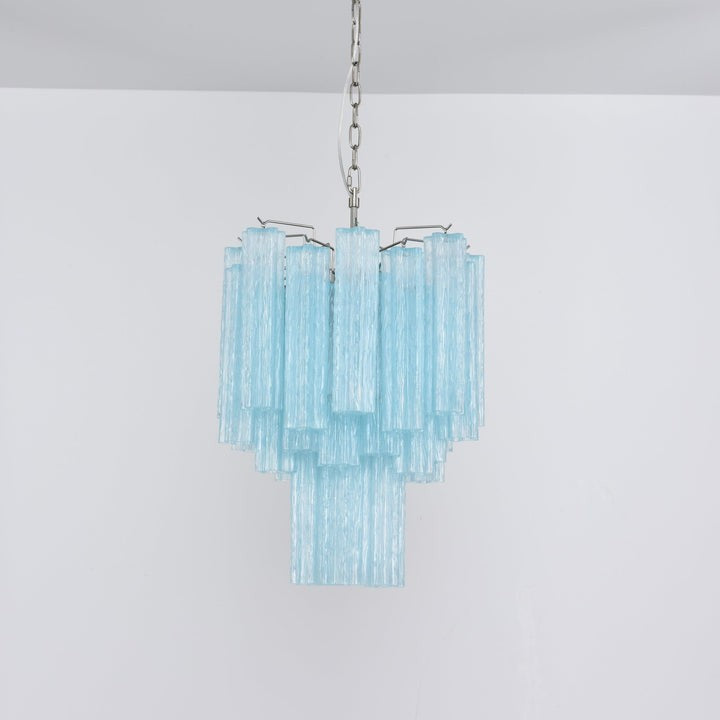 Ocean Blue Murano Glass Chandelier