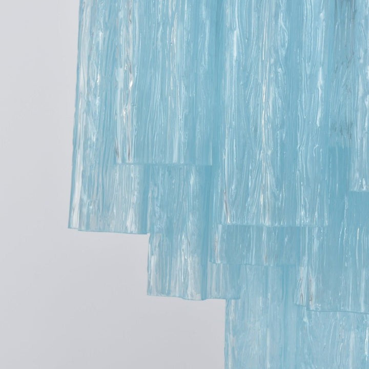 Ocean Blue Murano Glass Chandelier