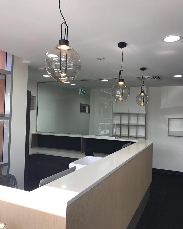 Orb LED Glass Pendant Light