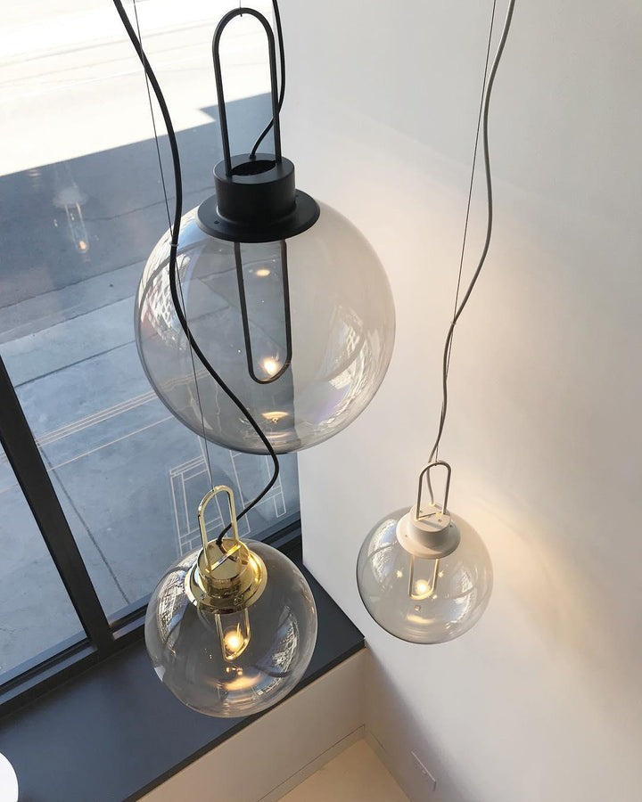 Orb LED Glass Pendant Light