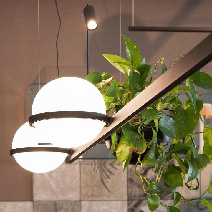 Orbit Sphere Modern LED Globe Pendant Light