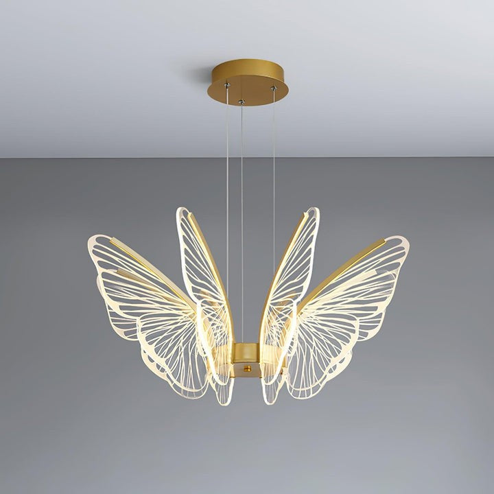 Orchid-Inspired LED Ceiling Chandelier