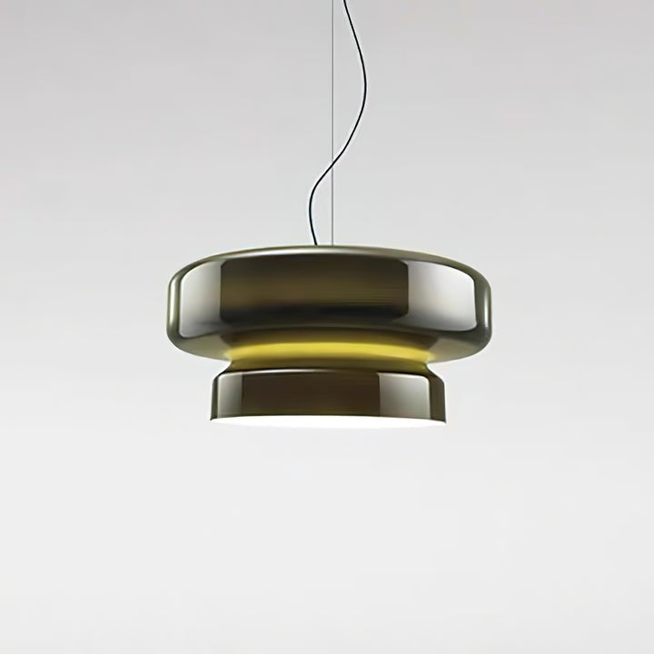Organic Blown Glass Dome Pendant Light