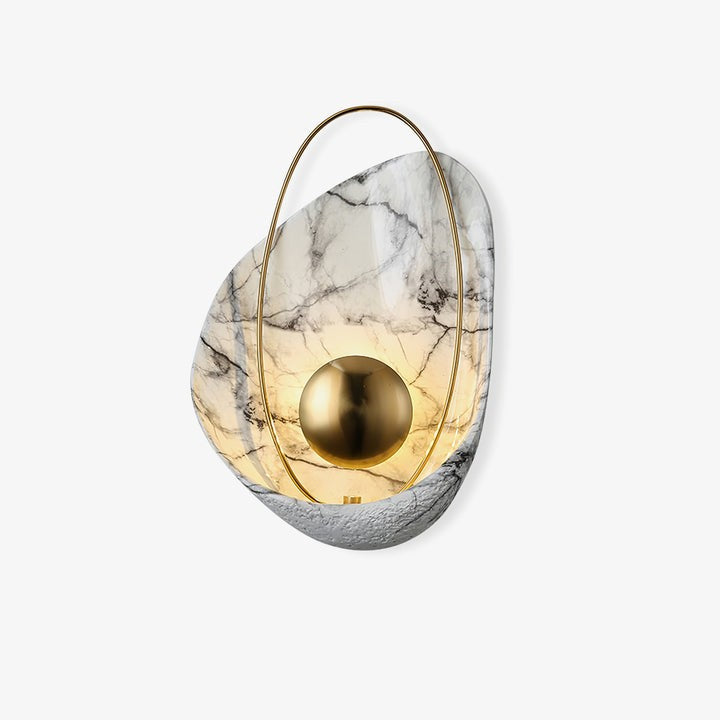 Organic Pearl-Shaped Wall Sconce