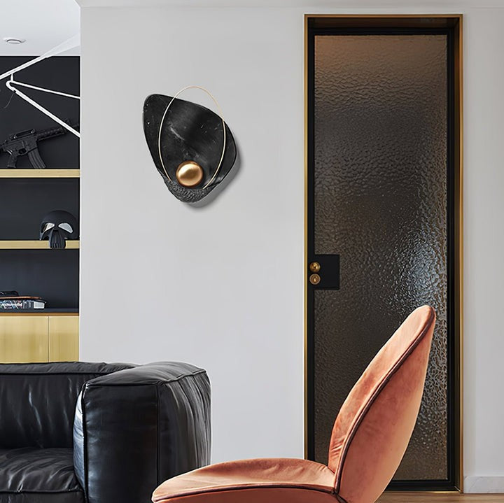 Organic Pearl-Shaped Wall Sconce