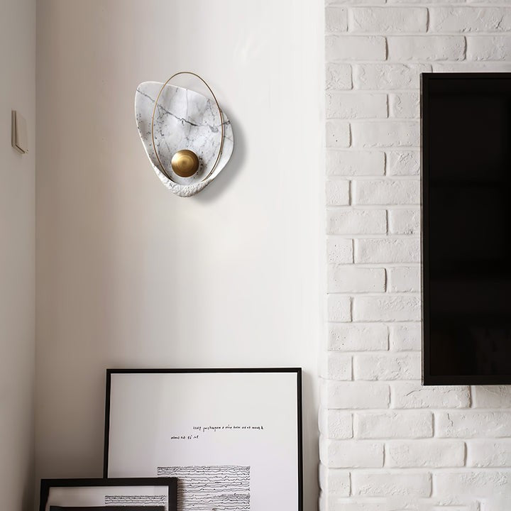 Organic Pearl-Shaped Wall Sconce
