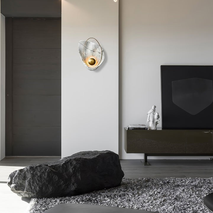 Organic Pearl-Shaped Wall Sconce