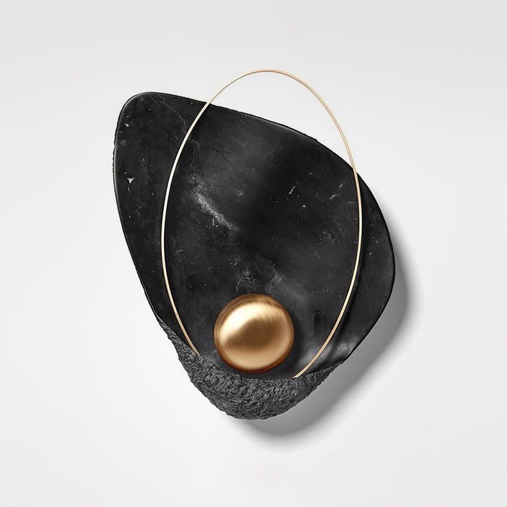 Organic Pearl-Shaped Wall Sconce