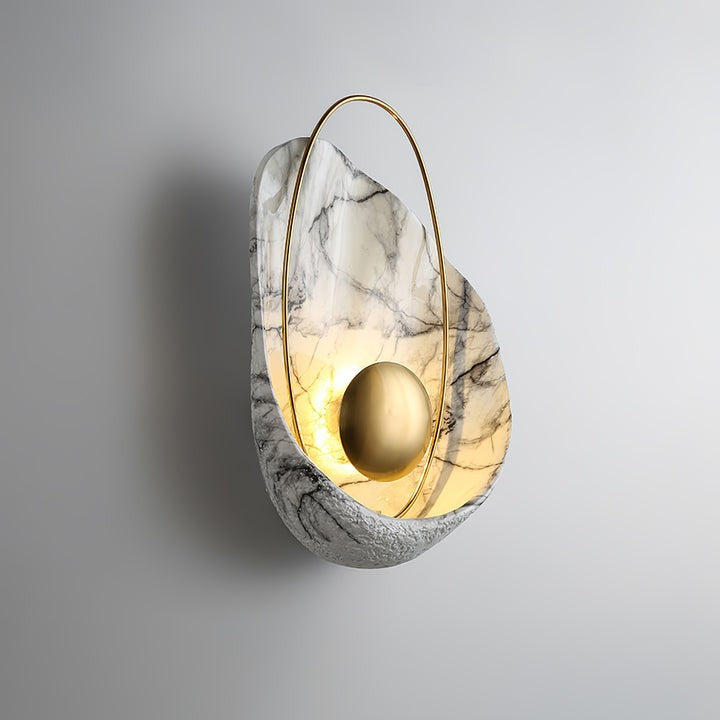 Organic Pearl-Shaped Wall Sconce