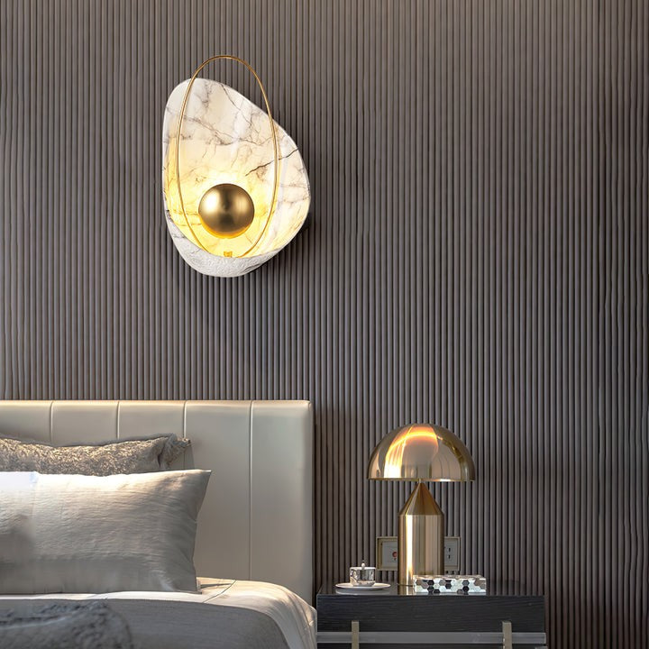 Organic Pearl-Shaped Wall Sconce