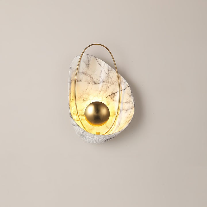 Organic Pearl-Shaped Wall Sconce
