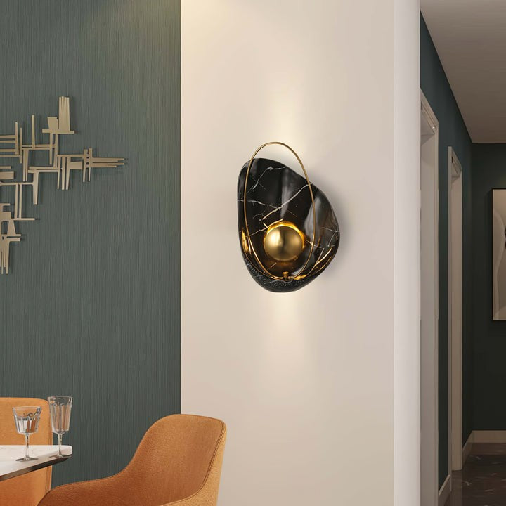 Organic Pearl-Shaped Wall Sconce