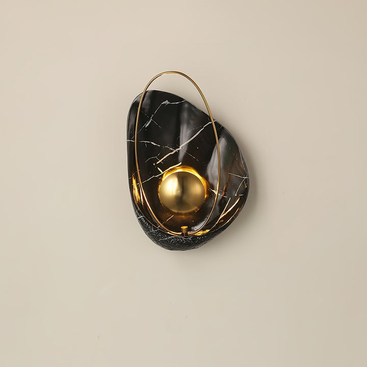 Organic Pearl-Shaped Wall Sconce