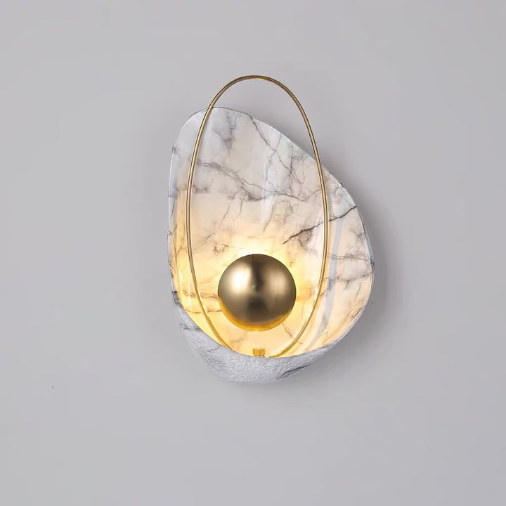 Organic Pearl-Shaped Wall Sconce