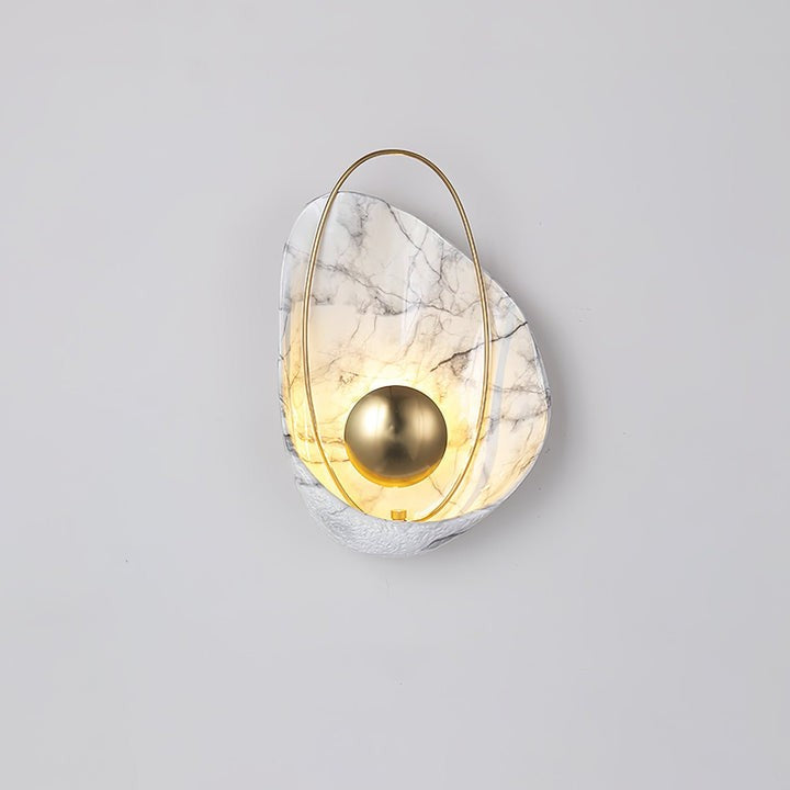 Organic Pearl-Shaped Wall Sconce