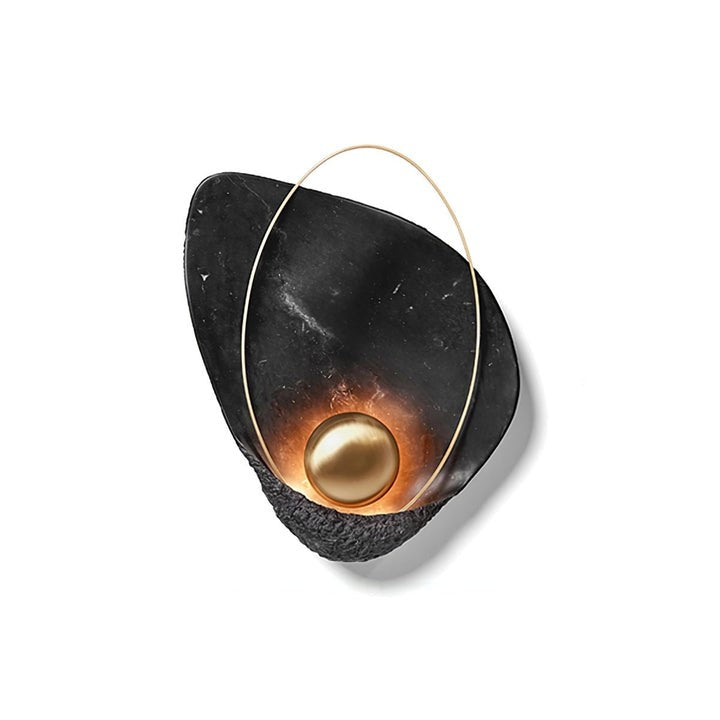 Organic Pearl-Shaped Wall Sconce