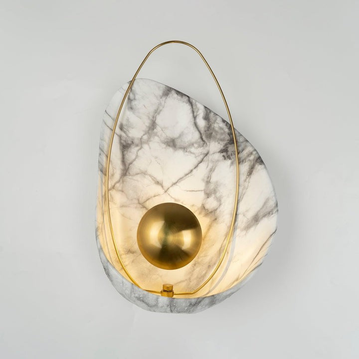Organic Pearl-Shaped Wall Sconce