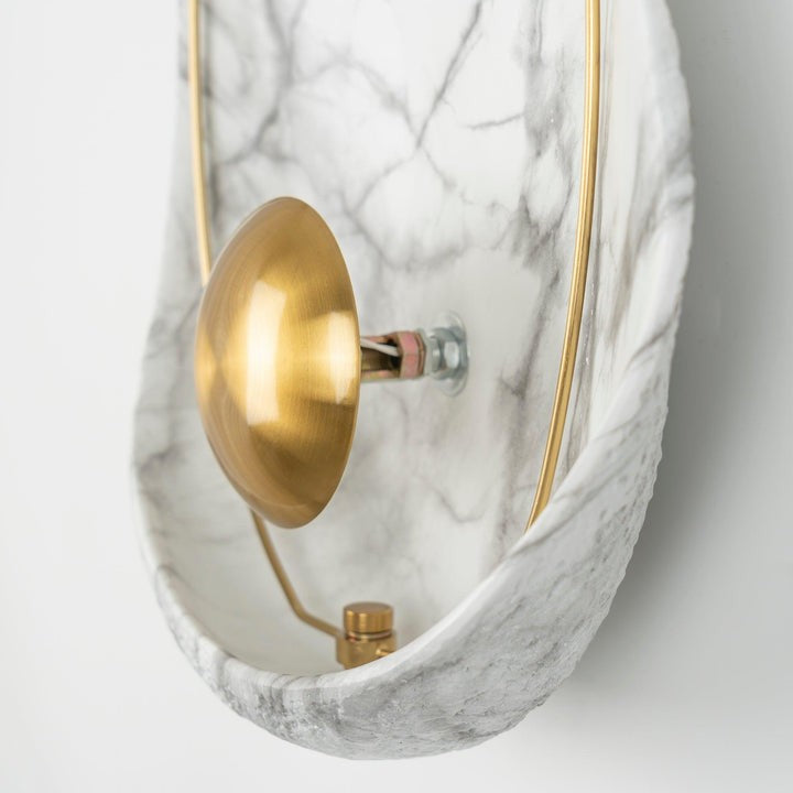 Organic Pearl-Shaped Wall Sconce