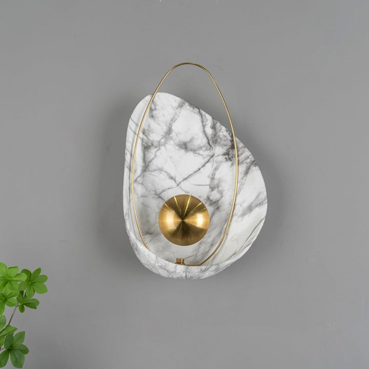 Organic Pearl-Shaped Wall Sconce