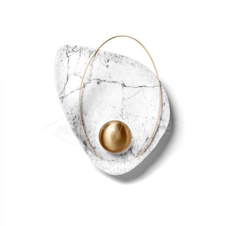 Organic Pearl-Shaped Wall Sconce