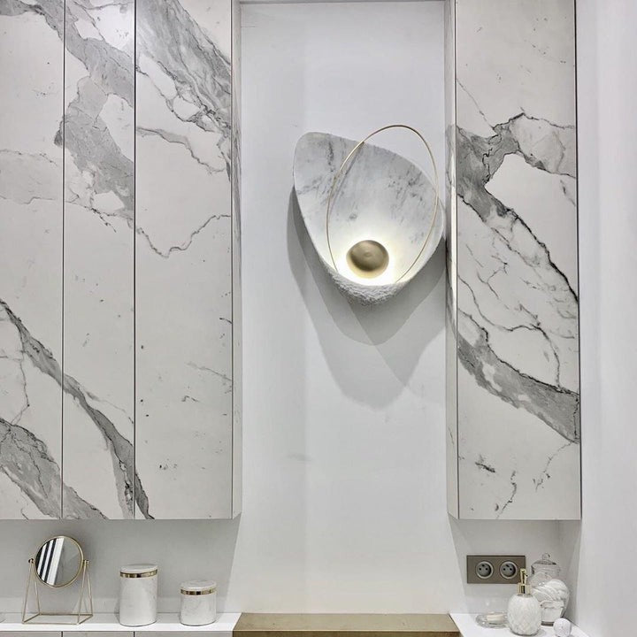 Organic Pearl-Shaped Wall Sconce