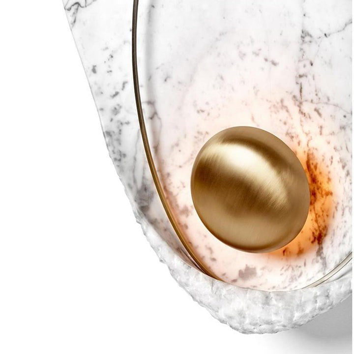 Organic Pearl-Shaped Wall Sconce