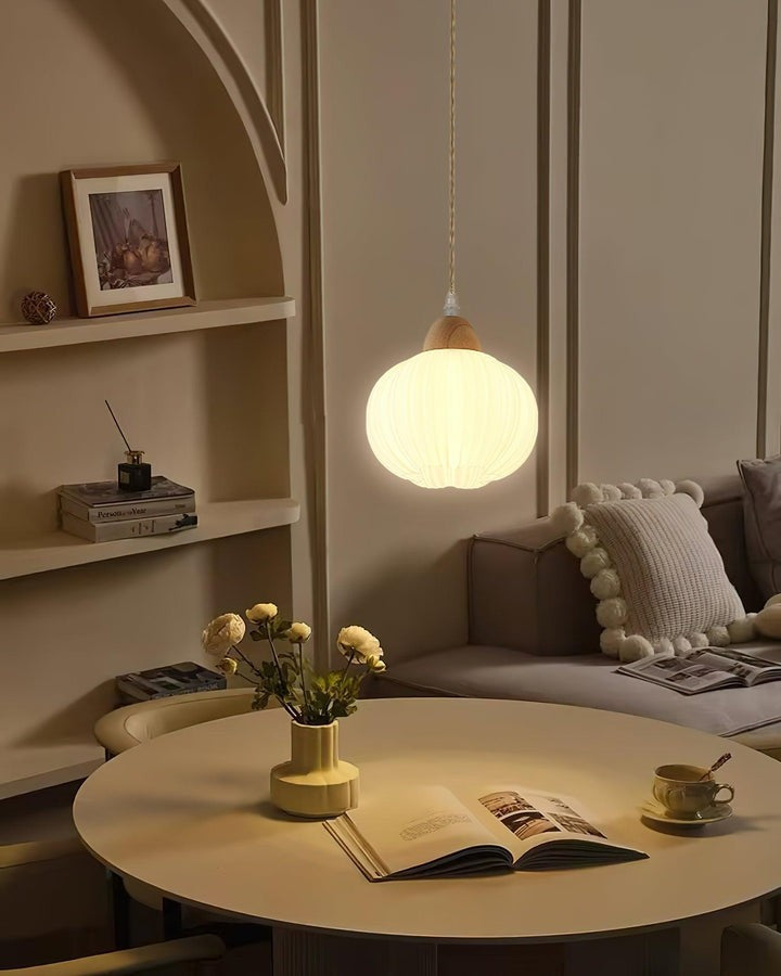 Oversized Flower Bag Pendant Light