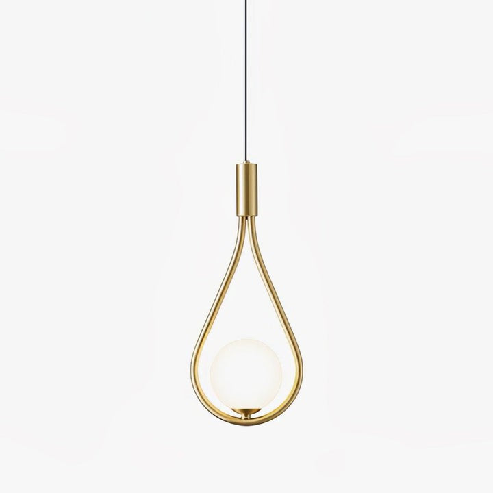 Pearl Glass Globe Pendant Light – 16cm Diameter