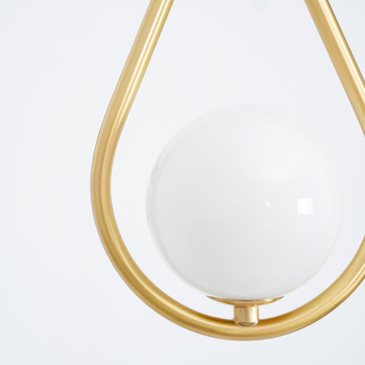 Pearl Glass Globe Pendant Light – 16cm Diameter
