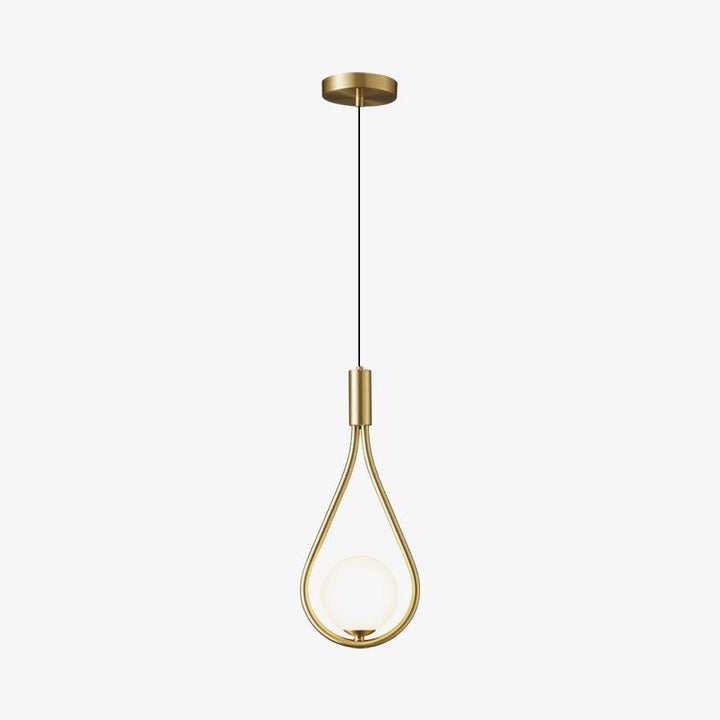 Pearl Glass Globe Pendant Light – 16cm Diameter
