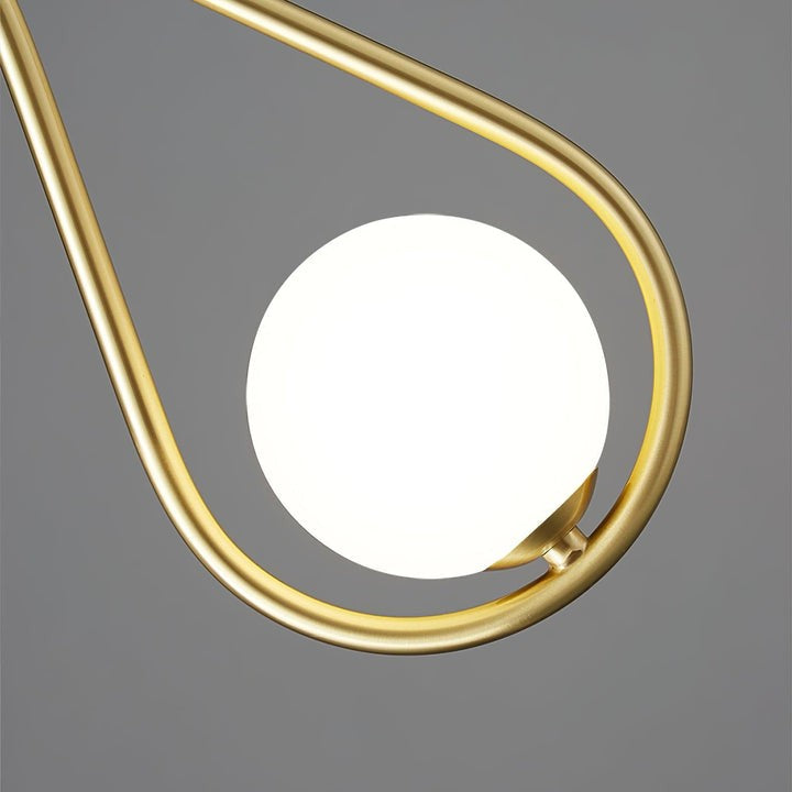 Pearl Glass Globe Pendant Light – 16cm Diameter