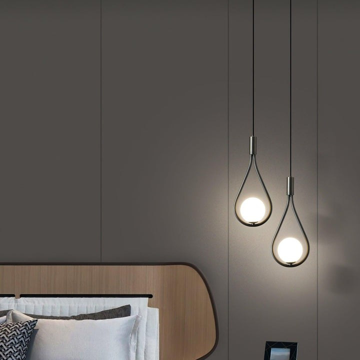 Pearl Glass Globe Pendant Light – 16cm Diameter