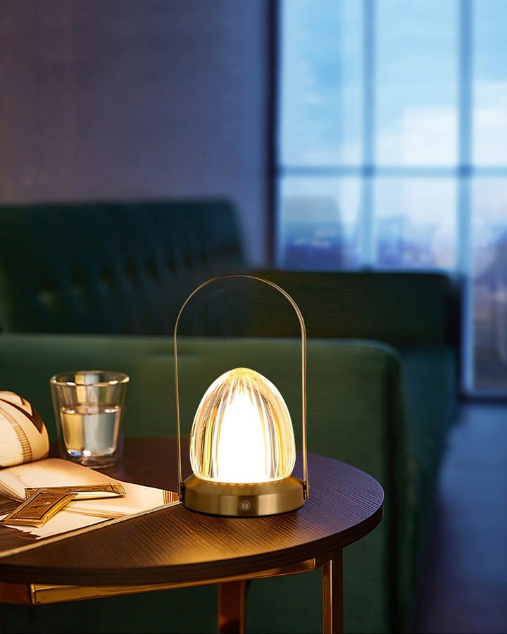 Rechargeable Dimmable Table Lamp with Built-In Battery