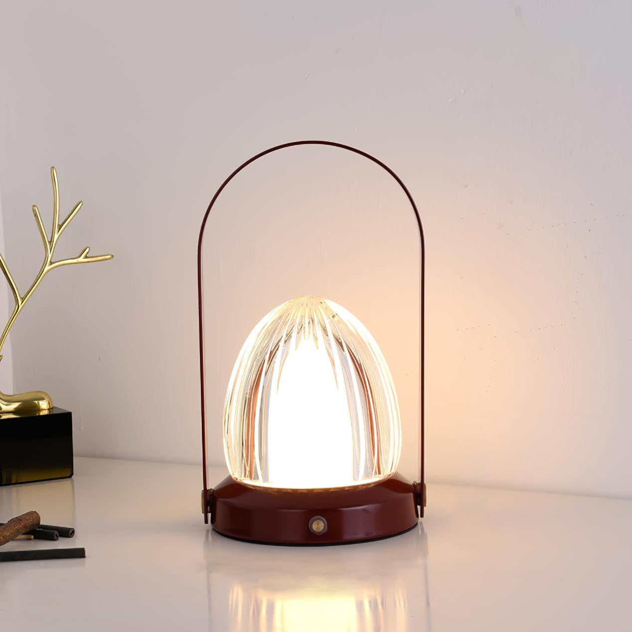 Rechargeable Dimmable Table Lamp with Built-In Battery