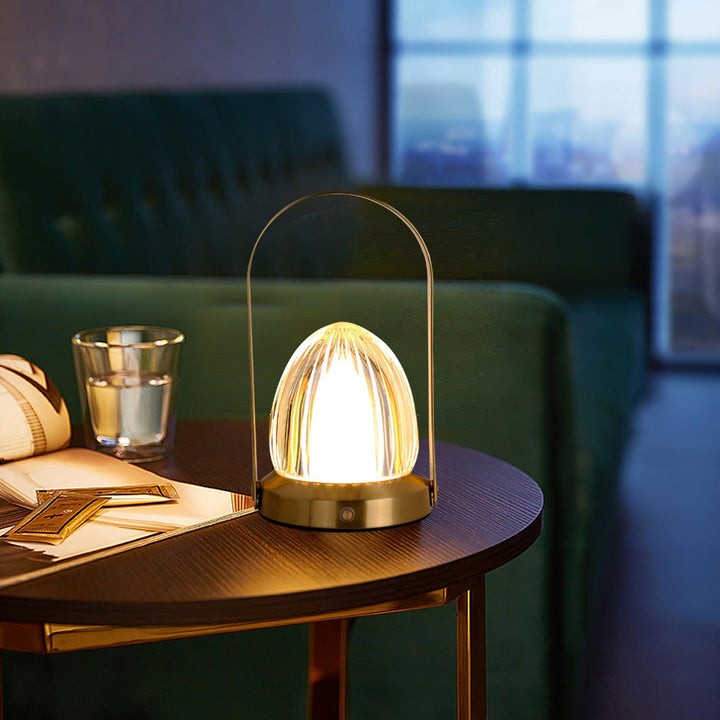 Rechargeable Dimmable Table Lamp with Built-In Battery