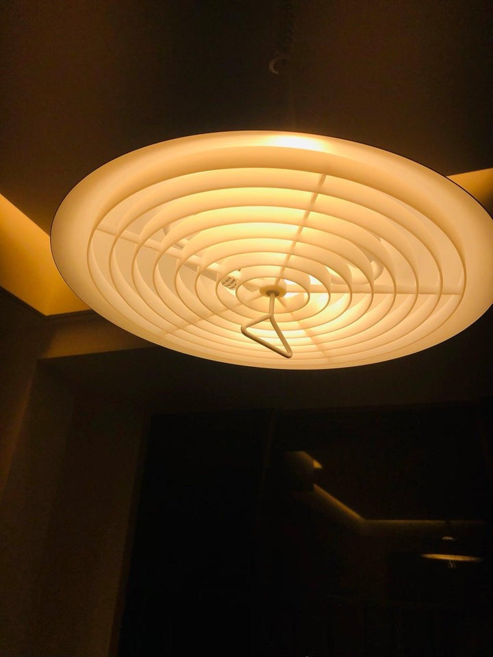 Retro Frosted Glass Pendant Light with Adjustable Cable
