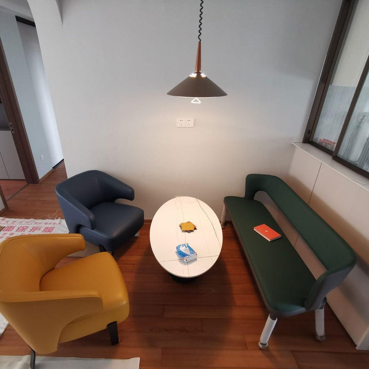 Retro Frosted Glass Pendant Light with Adjustable Cable