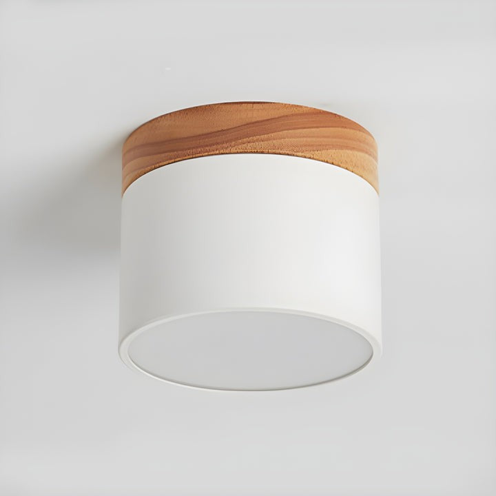 Scandinavian Wooden LED Ceiling Surface Downlight