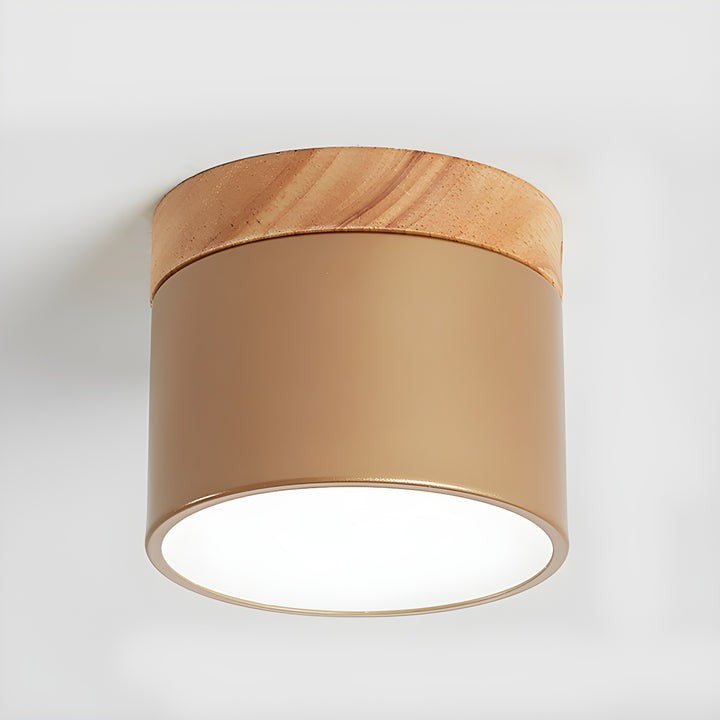 Scandinavian Wooden LED Ceiling Surface Downlight