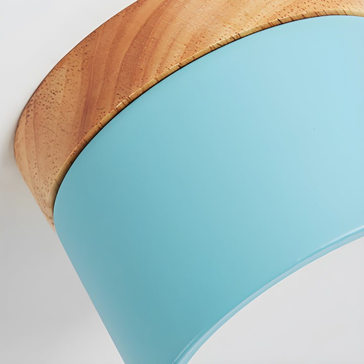 Scandinavian Wooden LED Ceiling Surface Downlight