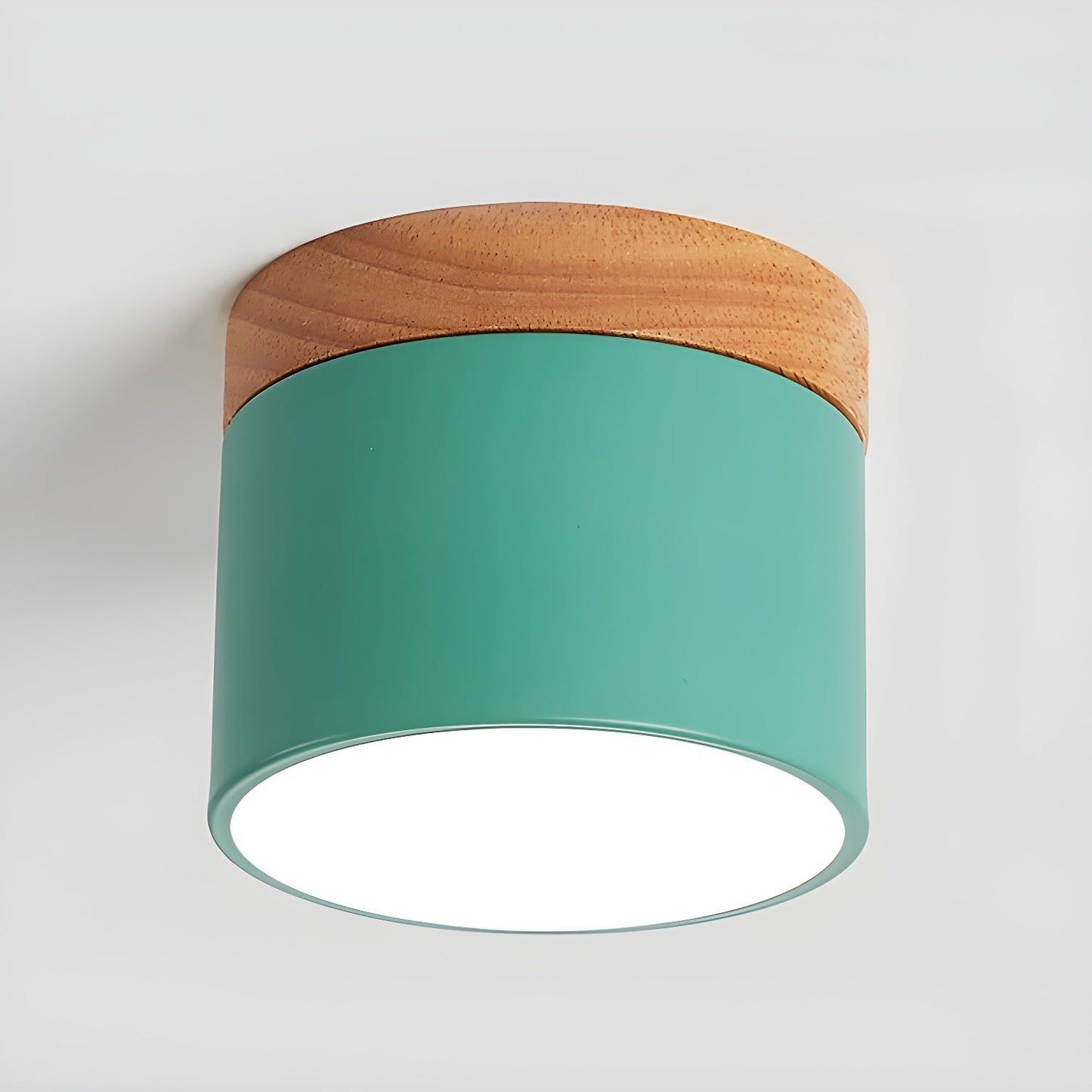 Scandinavian Wooden LED Ceiling Surface Downlight