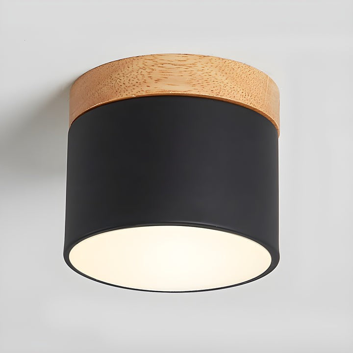 Scandinavian Wooden LED Ceiling Surface Downlight