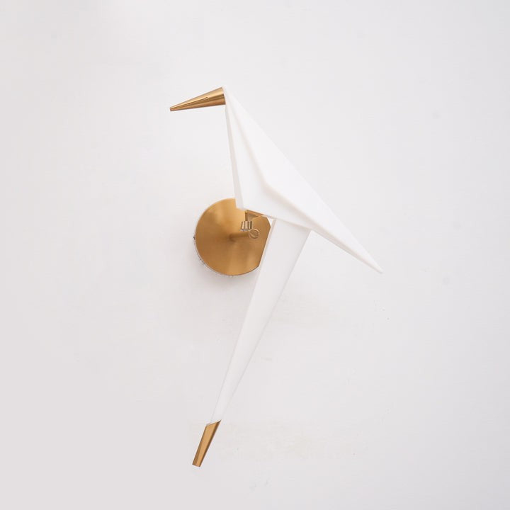 Serene Bird-Inspired Plug-In Wall Sconce