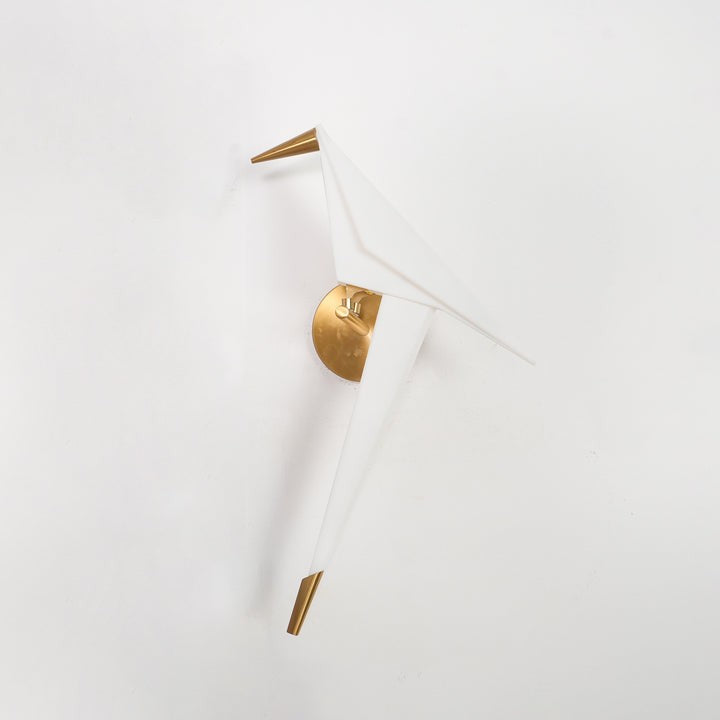 Serene Bird-Inspired Plug-In Wall Sconce