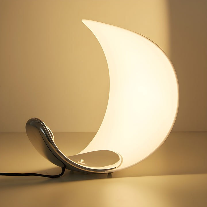 Serene Crescent LED Table Lamp