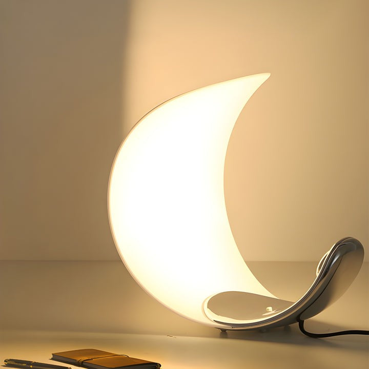 Serene Crescent LED Table Lamp