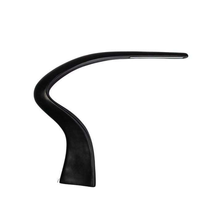 Slim Curved LED Floor Lamp for Task Lighting