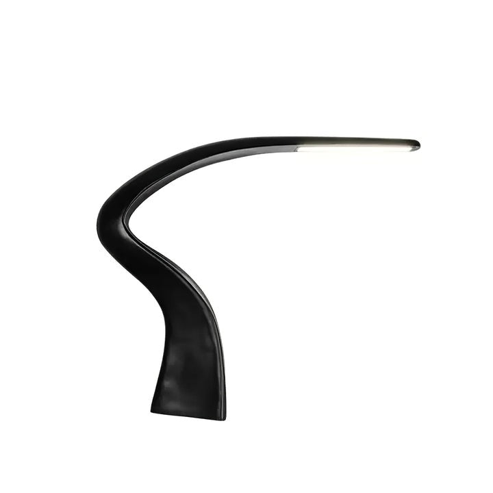 Slim Curved LED Floor Lamp for Task Lighting
